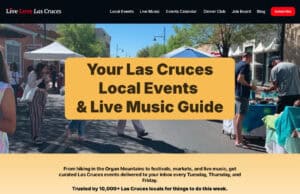 Live Love Las Cruces homepage screenshot